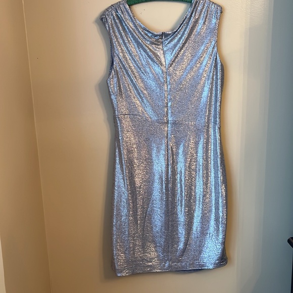 Lauren Ralph Lauren Evening Gold Shimmer Dress - Picture 2 of 8